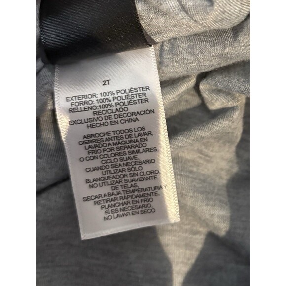 Gerry Bubble Jacket Gray Logo Sz 2T Toddler baby  Winter Fall - Picture 7 of 7